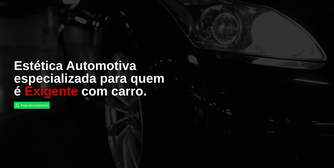 Imagem do projeto Landing page estética automotiva